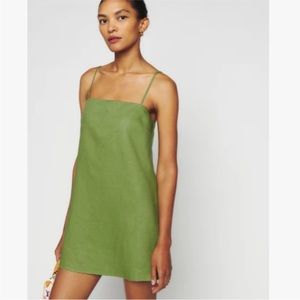 Reformation Aubree Linen Dress